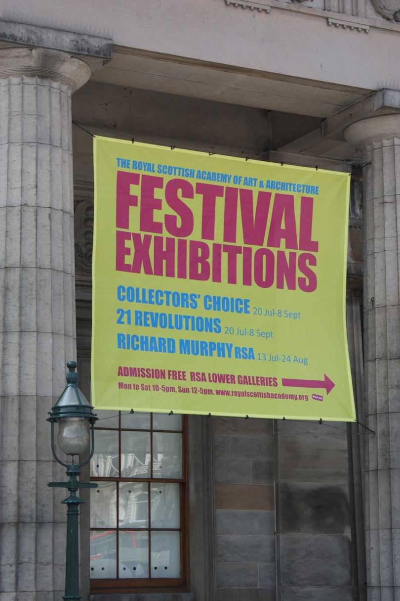 Royal Scottish Academy Exhibition Banner