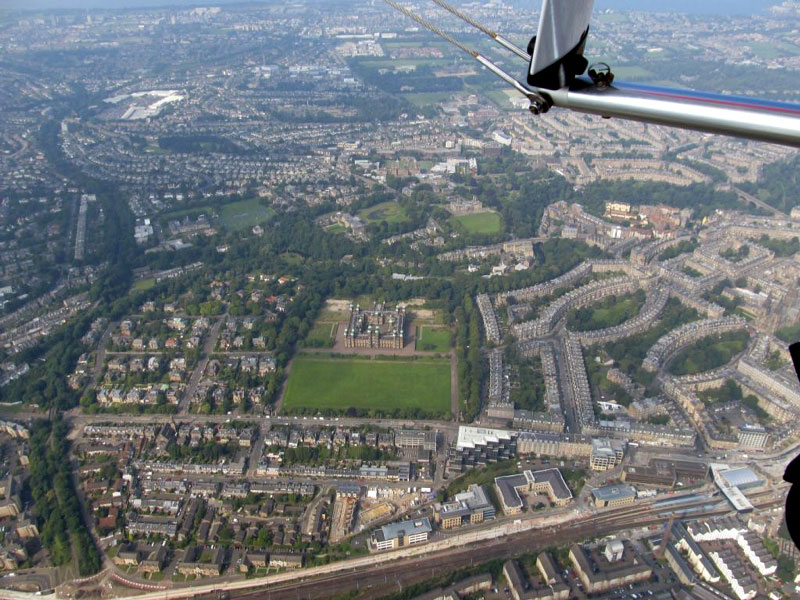 Donaldson's College, Aerial View of Site